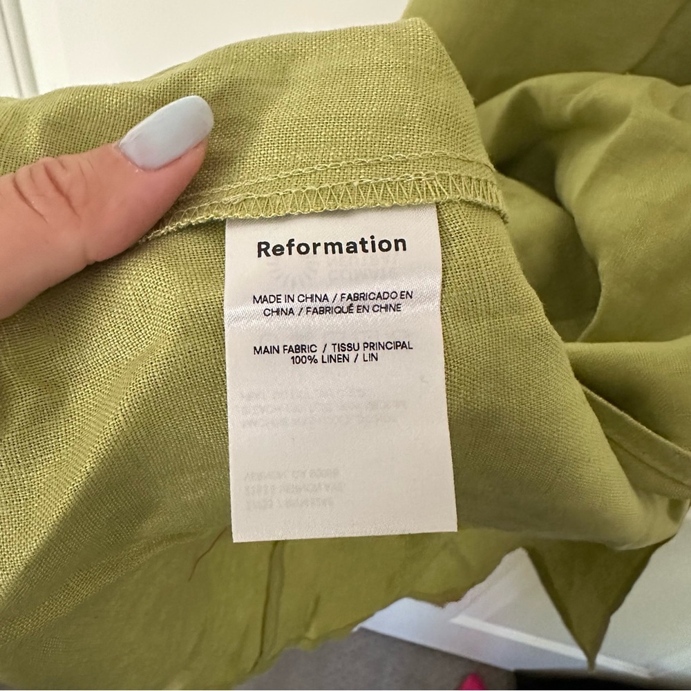Reformation seaside linen Dress - Picture 12 of 14